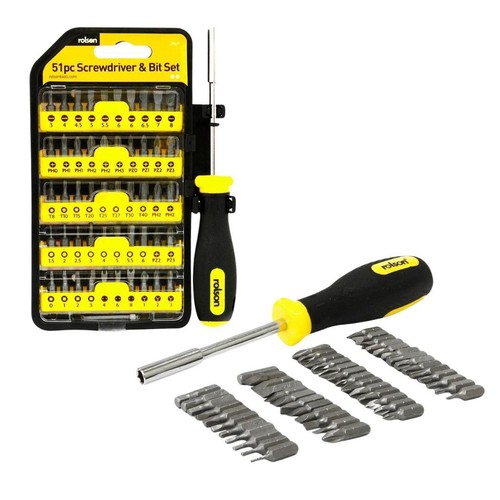 Rolson screwdriver bit set - screwdriver,