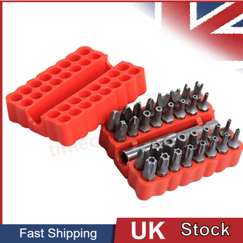 Torx bit set tamper - 33, proof