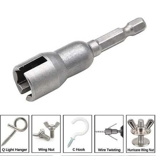 Wing nut driver drill bit - driver,