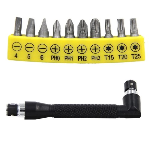 Angled screwdriver bit holder - screwdriver,