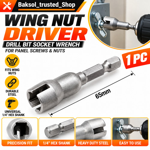 Wing nut driver drill - wing,