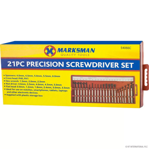 21pc precision tool set hex - tool,